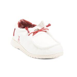 VACCARI BOOTS White Alabama Branded Kate Shoes
